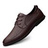 Summer New Fashion Loafers Men Shoes Business Casual Moccasins Genuine Leather Gentleman Dress Shoes Slip-On Leather Shoes