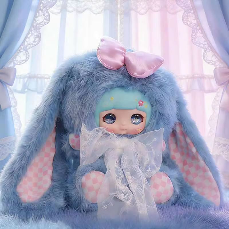 Latest Xuefu Rabbit 600% Lace Dream Flowing Sand Eye Series  Plaything Doll Plush Sofa Hug Pillow Ornament  Present
