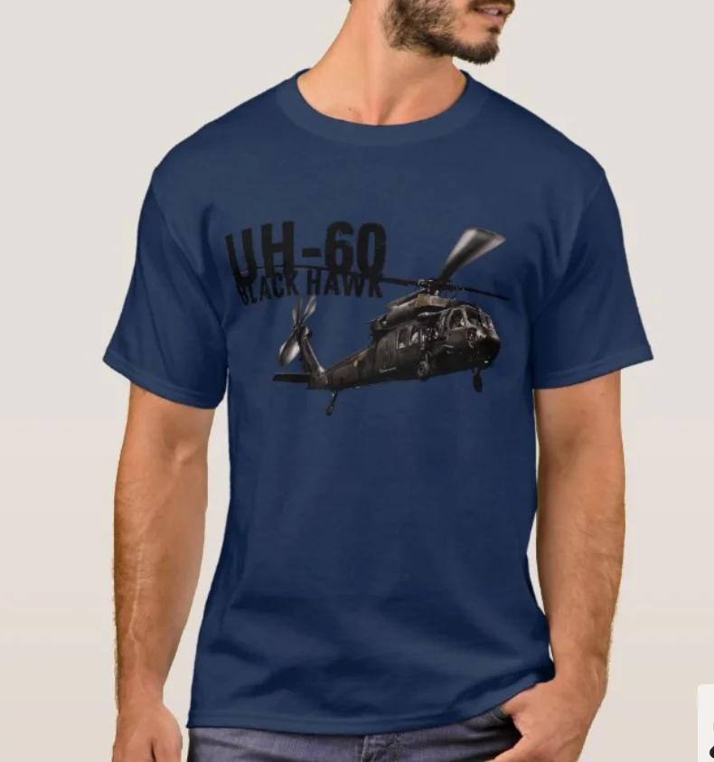 UH60 Black Hawk Utility Helicopter TShirt Summer Cotton Short Sleeve ONeck Mens T Shirt New S3XL