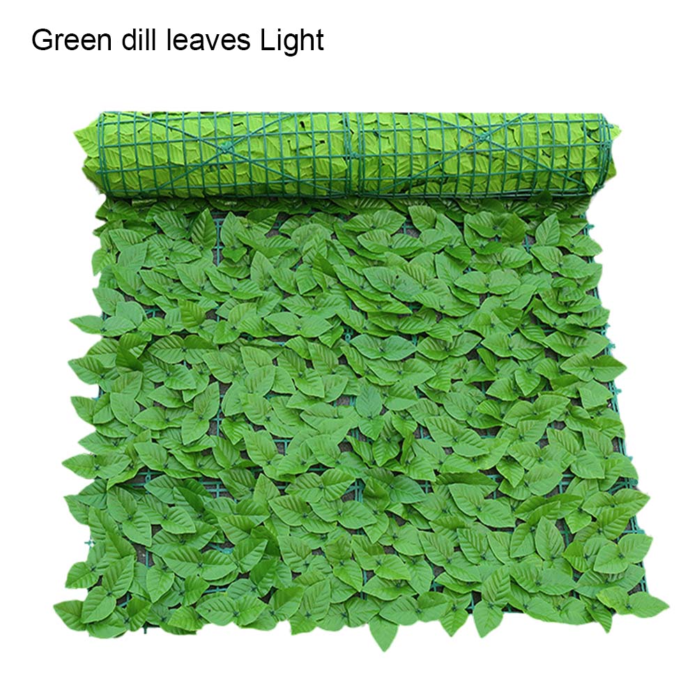 Artificial Hedges Ivy Leaf Garden Fence Roll Privacy Screen Wall Cover Decor