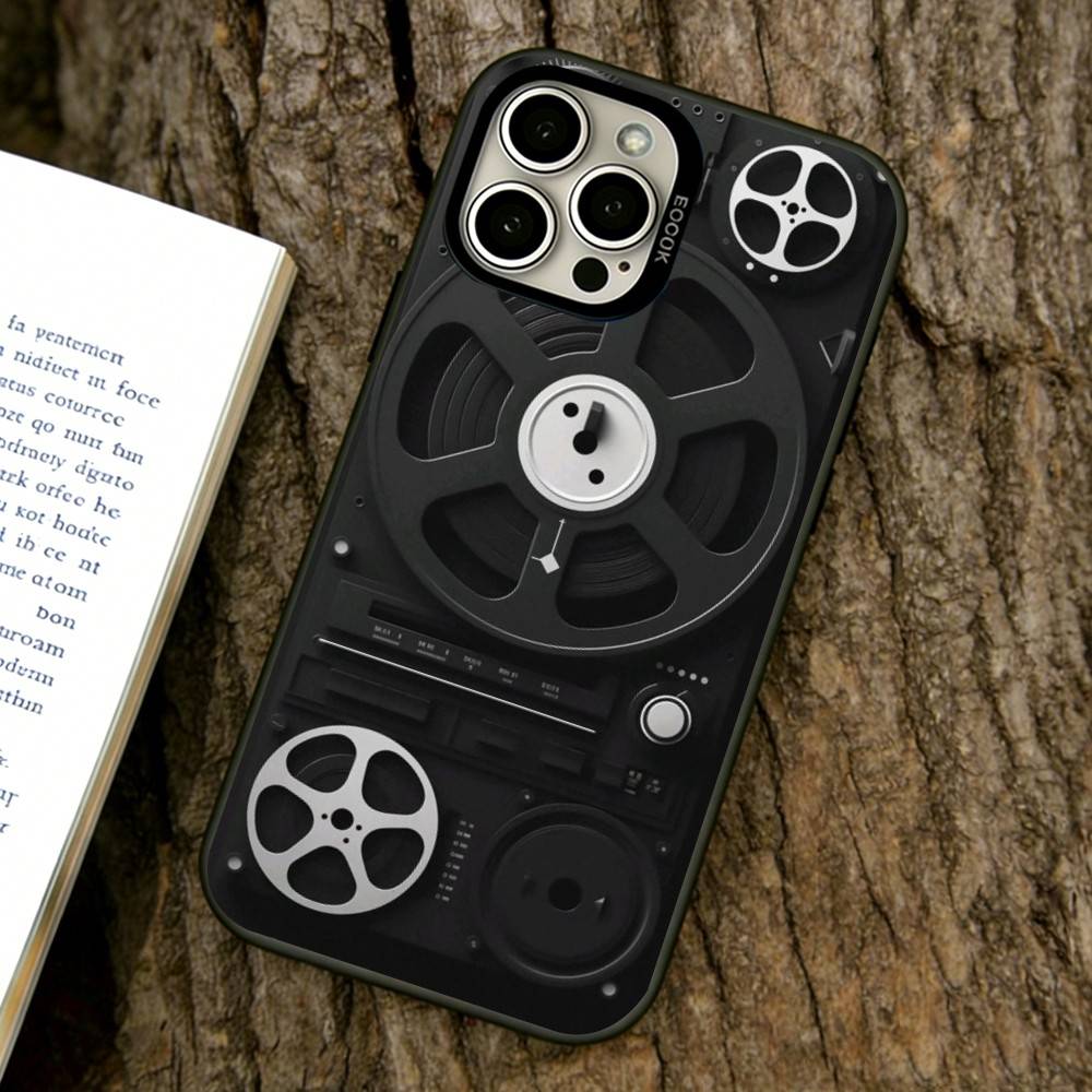 Vintage Cassette Phone Case For iPhone 17,16,15,14,13,12,11 Plus,Pro Max,XS,Colorful Silver Phone case Funda Cover