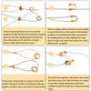Crimp Beads Covers Kit with Bead Crimping Pliers Tool Brass Crimp Beads Tips Knot Covers Kit for for Jewelry Making DIY Craft