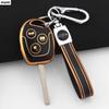 For Ford Mondeo Focus Fusion Fiesta Galaxy Transit 2006 2007 2008 Soft Tpu Golden Car Key Case Holder Keychain Fob Accessories