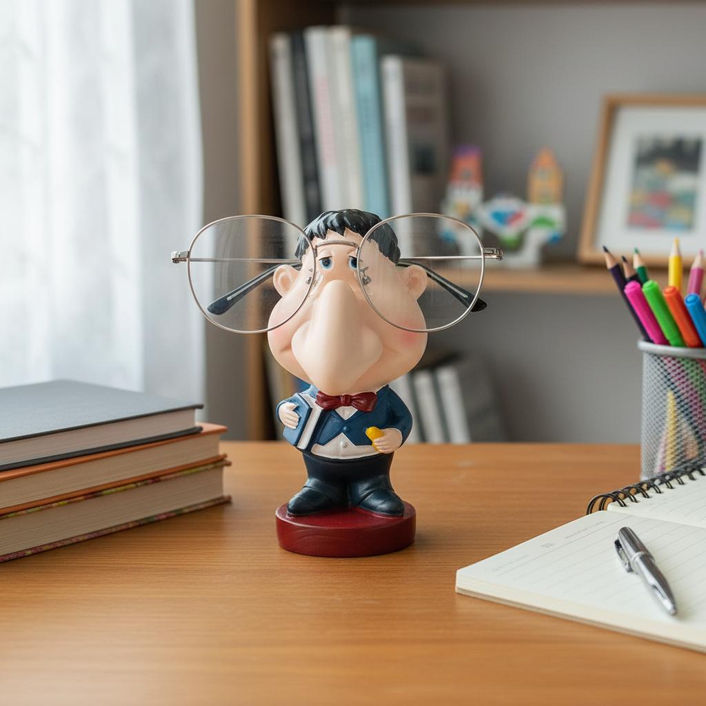 Creative Eyeglasses Display Stand for Shop Window Home Office Decoration Durable Plastic Glasses Holder