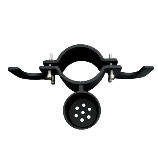 Trailer Tow Chain Organizer And 7-Way Plugs Holder Heavy Duty Aluminum Metal Rust-Proof Towing Accessory for RV Trailer Hitch Cable Management And