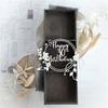 Happy Birthday Die Cut Stencils Birthday Wreath Carbon Steel Cutting Die Scrapbooking Embossing Tool for Card Making