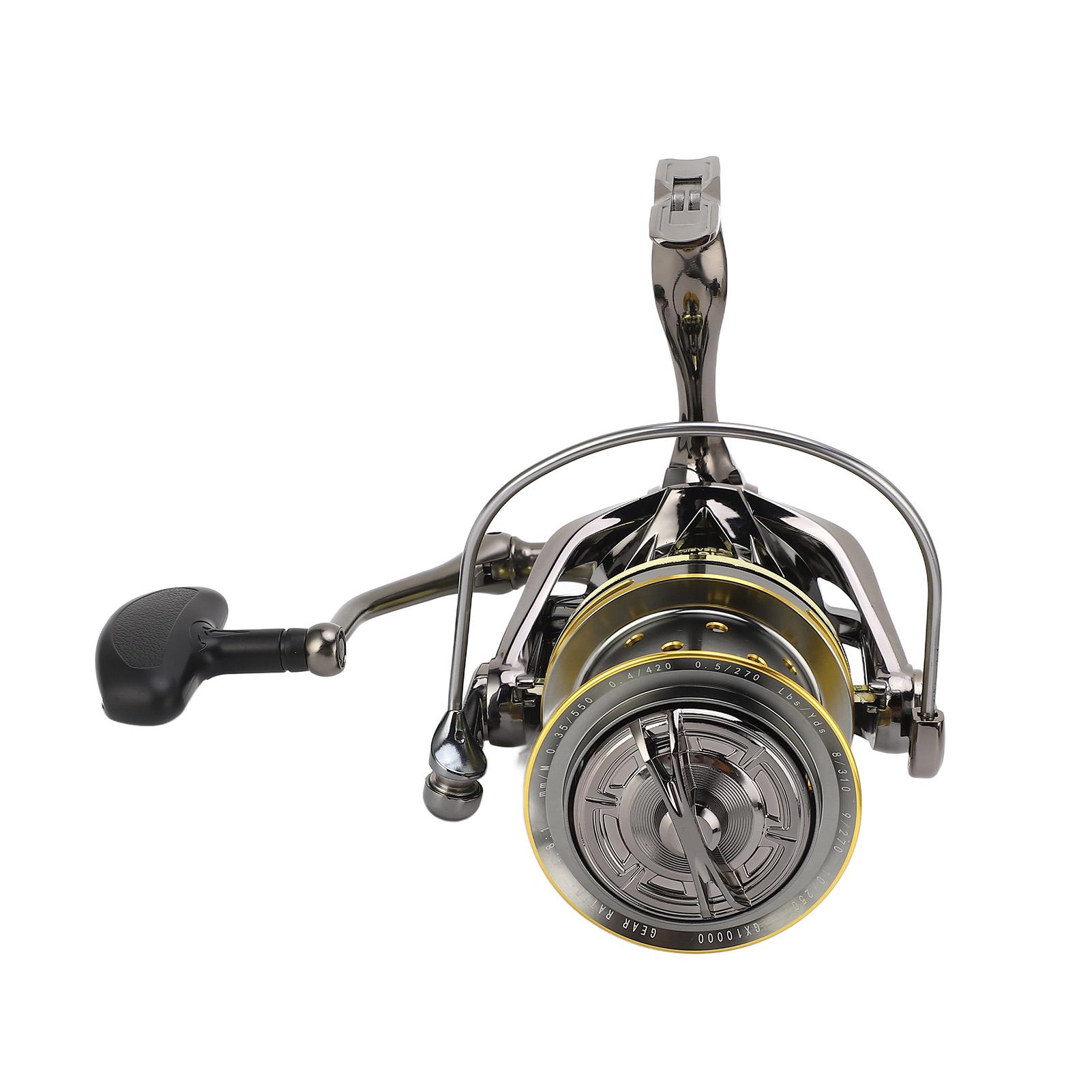 

GX All Metal High Strength Guide Rod Structure Anti‑Seawater Spinning Fishing Reel for Long Shooting(GX10000 )