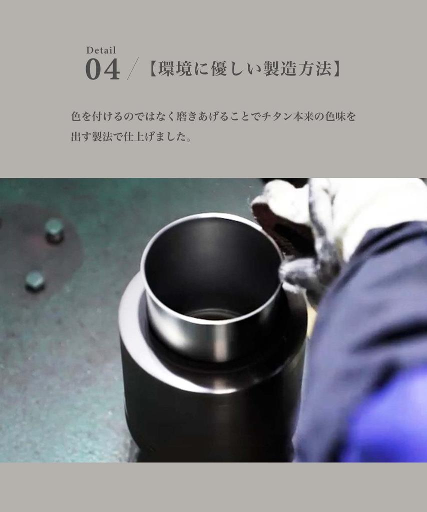 Titanbecher Doppelter Titanbecher Titanbecher Doppelter Titanbecher Outdoor Camping Doppelstruktur 350ml 450ml Titangeschirr Doppelwand S'more