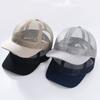 New Short Brim Baseball Cap Full Mesh Breathable Thin Peaked Cap for Men Women Skeleton Mesh Duck Tongue Cap Sunscreen Sun Hat