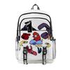 Rucsacuri școlare populare clasice Alphabet Lore pentru studenți, unisex, cu imprimeu 3D, Oxford, impermeabile, multifuncționale, rucsacuri de călătorie