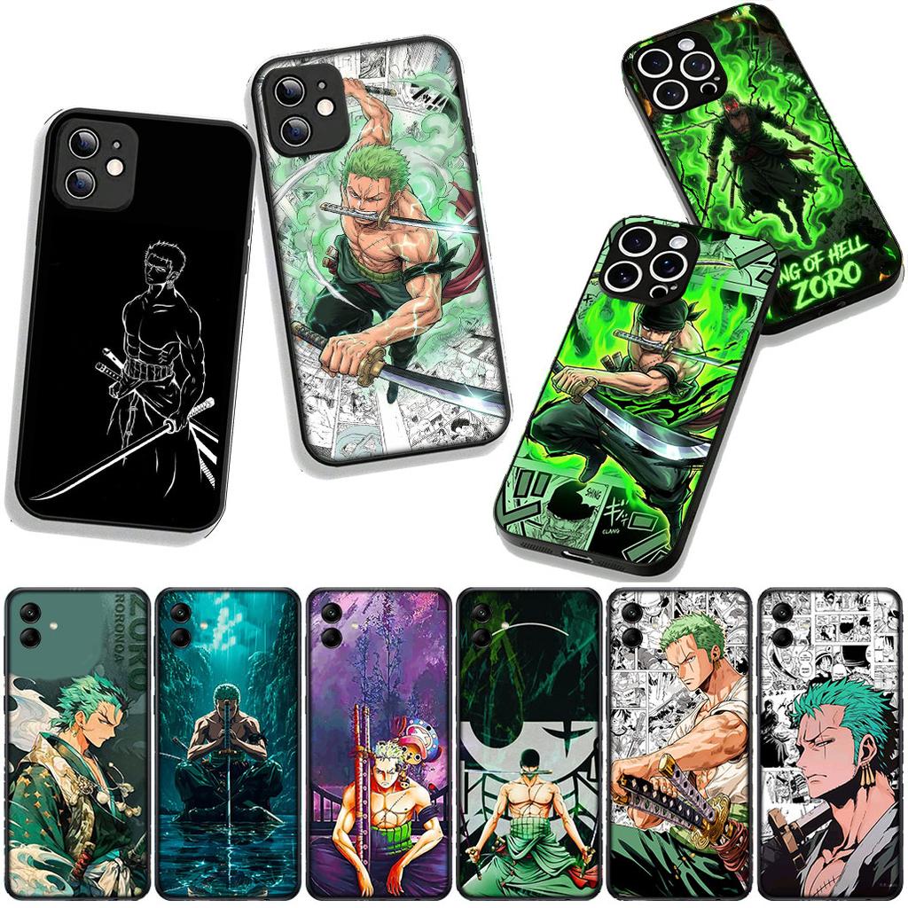 Comics One Piece Roronoa Zoro for Motorola Moto G54 G05 G24 G55 G75 G85 G15 G57 G86 Power Edge 50 30 Ultra Fusion neo Pro Case