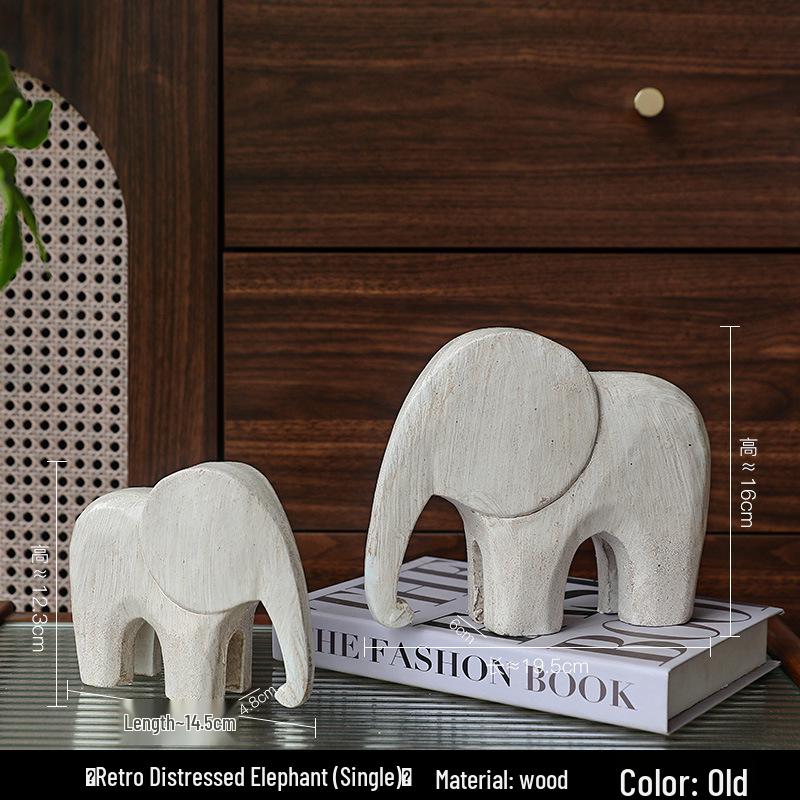 Adorno de Caballo de Madera Estilo Nórdico Morandi para Decoración de Hogar, Oficina o Sala de Estar