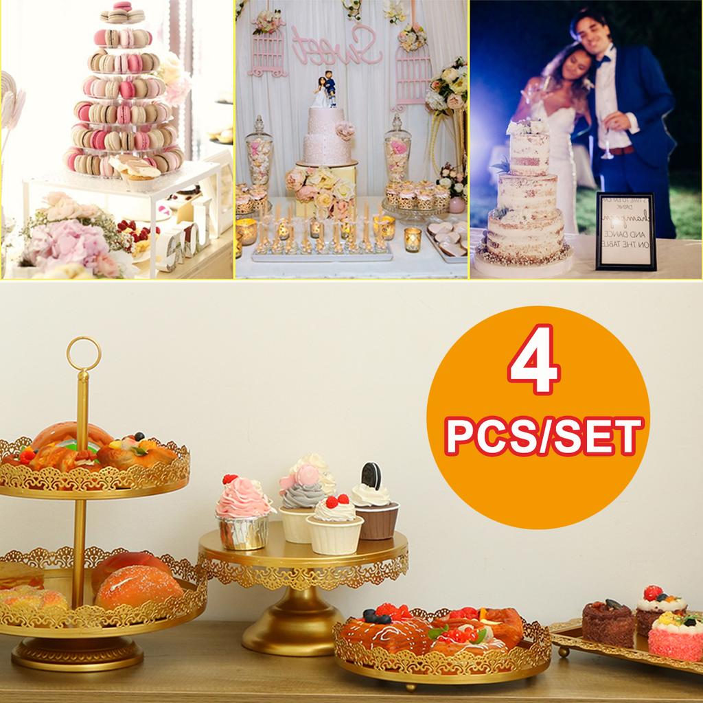 Alzate per dolci in metallo per dolci, torte e pasticceria