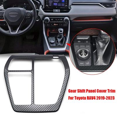 Car Center Gear Shift Panel Cover Trim Sticker for Toyota RAV4 2019-2023 LHD Interior Mouldings Decoration