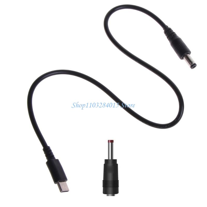 USB C Type C to DC5.5x2.1mm 3.5x1.35mm Power Delivery Cable From USB C for LCD Screens and Broadcast Radios