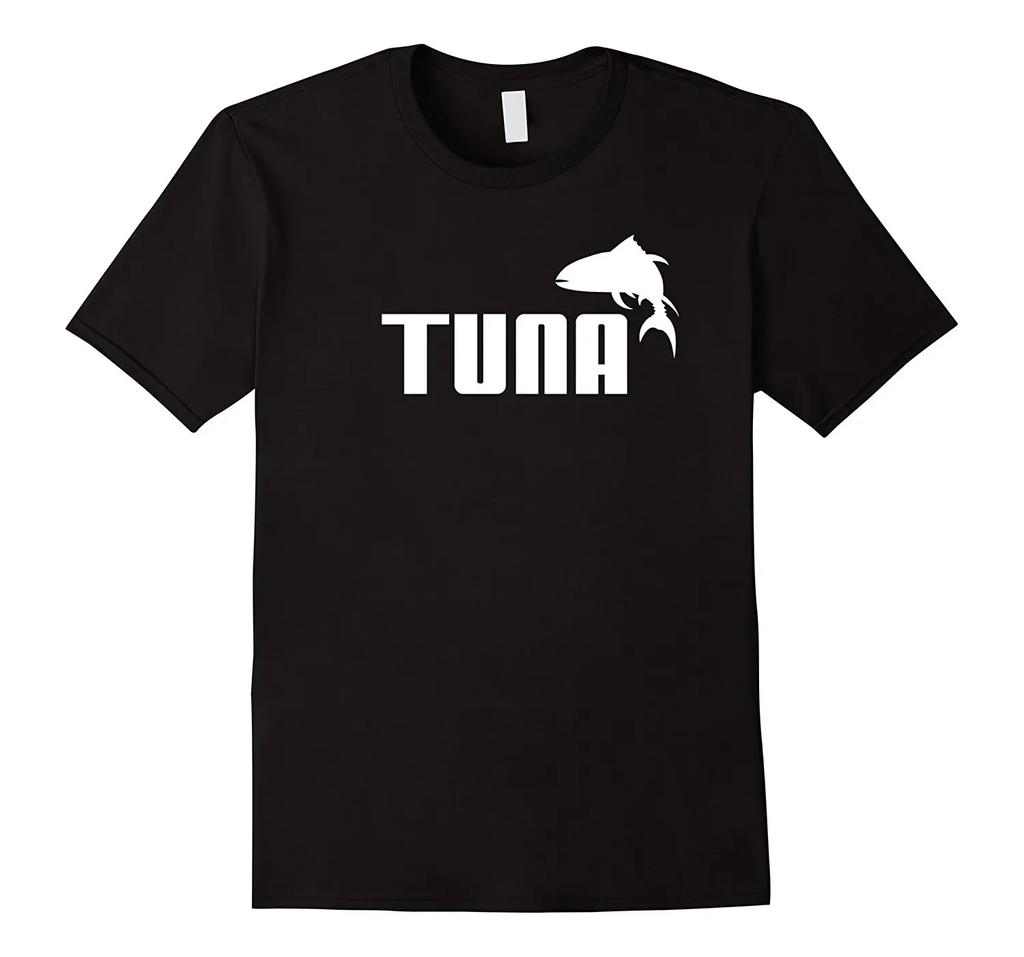 Funny Tuna Fishes Fish Fisherman Gift TShirt 100 Cotton ONeck Summer Short Sleeve Casual Mens Tshirt Size S3XL