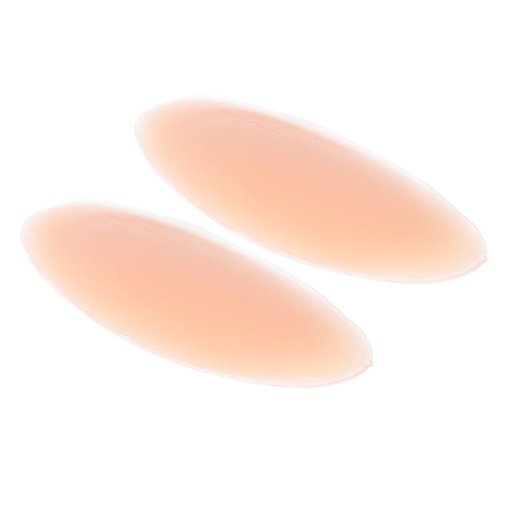 1 Pair Silicone Calf Pads Snug Fit Adhesive Soft Elastic Silicone Calf Patches Skin Color