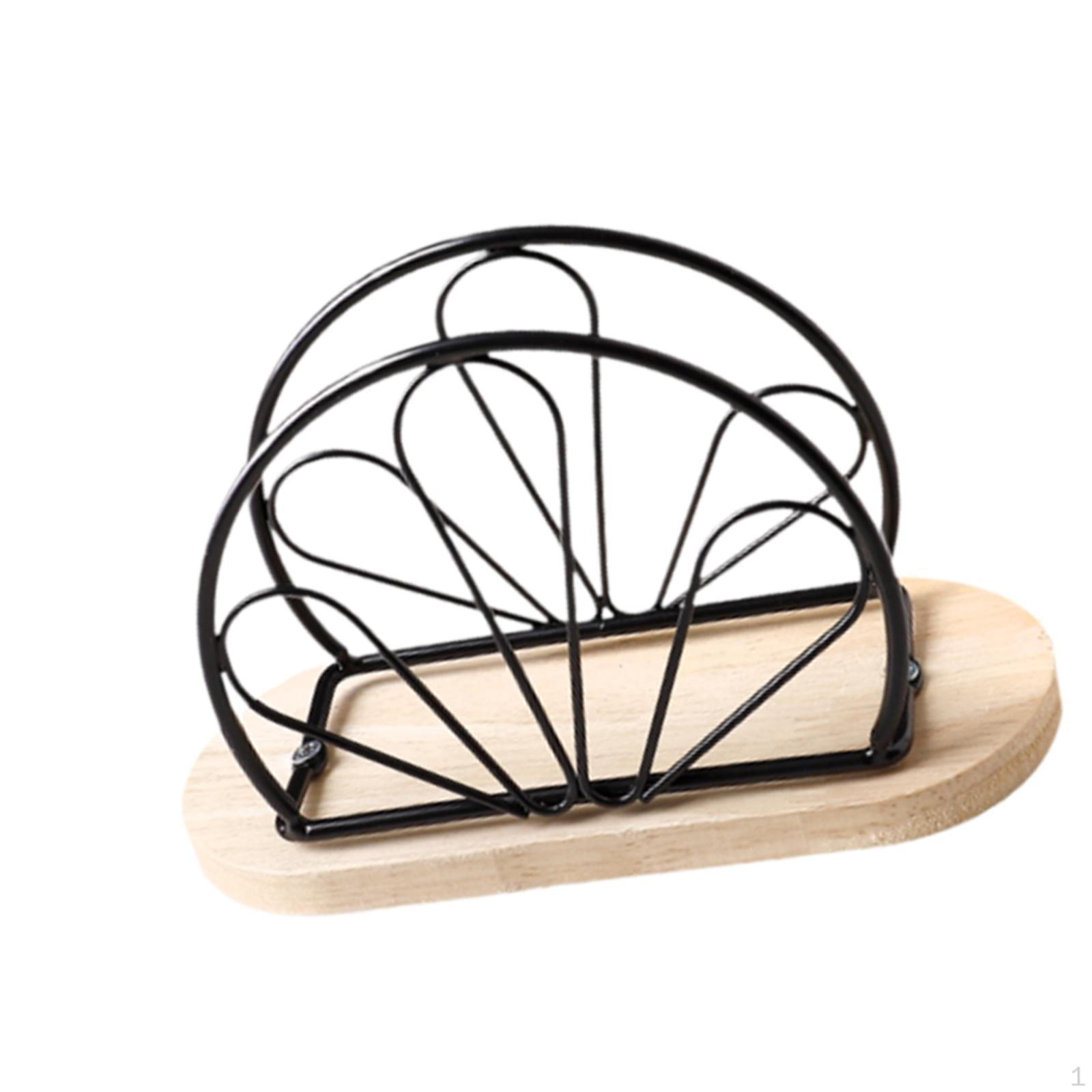 

Держатель для салфеток, диспенсер, органайзер, подставка, современный подарочный держатель для бумажных полотенец Sector чёрный