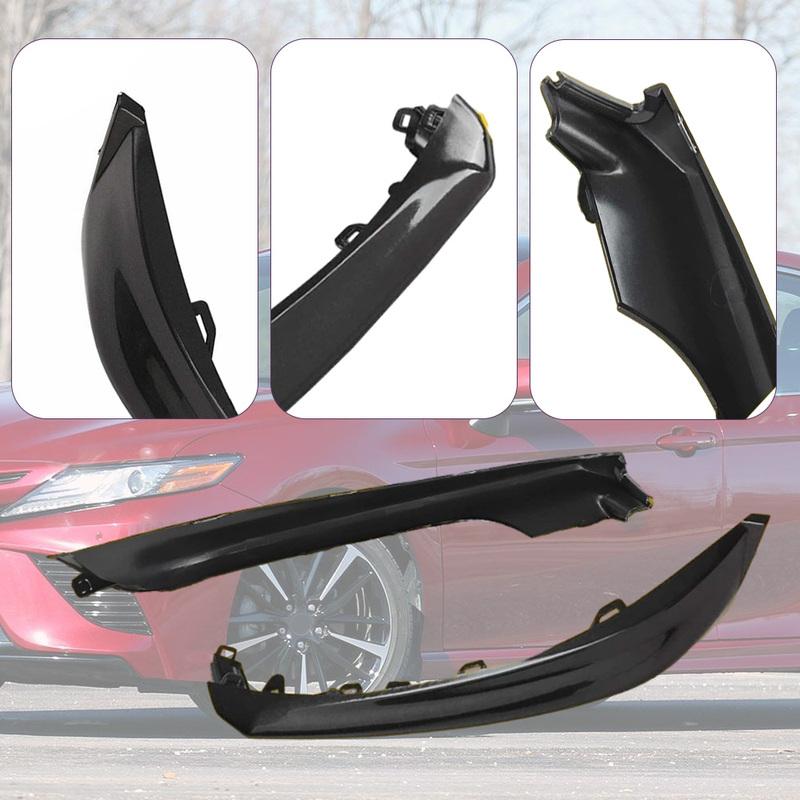 Pair Front Bumper Grille Trim Molding for Toyota Camry SE/XSE 2018- N Version  53124-06120 53123-06040