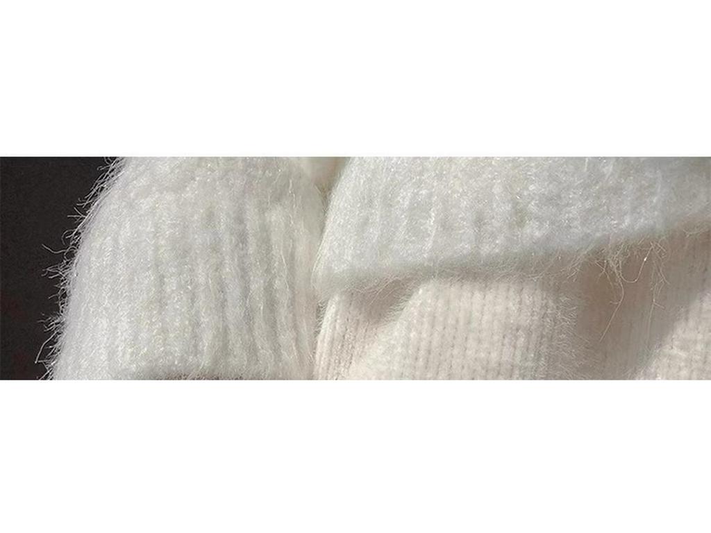 Women's Petite Soft Mink Cashmere Wide-Leg Lazy Casual Pants