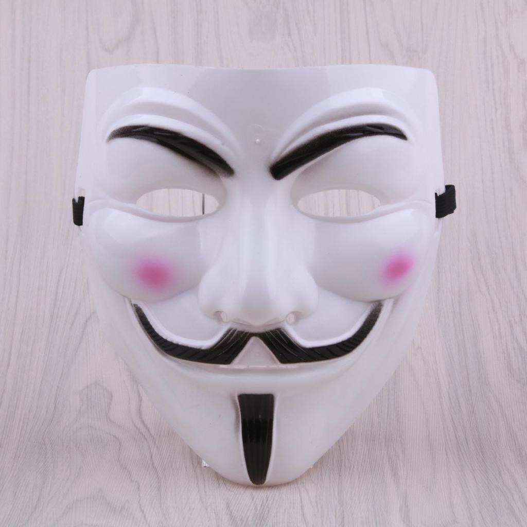 Halloween V Mask Masquerade Full Face Hacker Street Dance Mask for Men