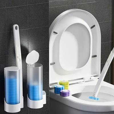 Disposable Toilet Brush Wallmounted Toilet Cleaner Replacement Head Cleaning Tool Toilet Brush WC Kit Bathroom Accessories