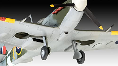 Revell 1/72 Scale German Air Force Messerschmitt Bf109G-10 Vs. Royal Air Force Spitfire Mk.V Battle Set, Plastic Model Kit 03710