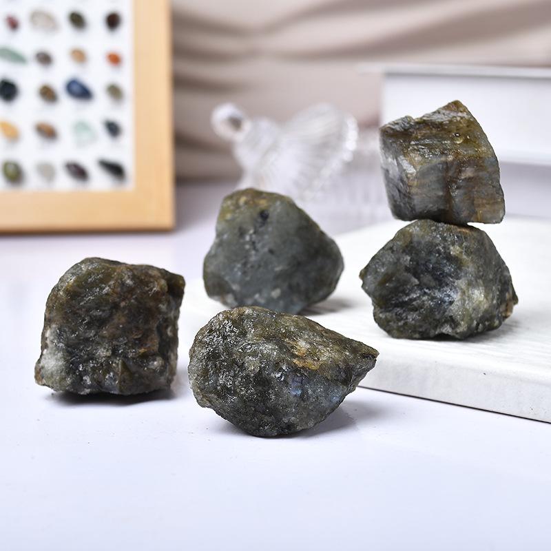 Natural Moonstone Crystal for Succulent Bonsai, Aquarium, and Decorative Use