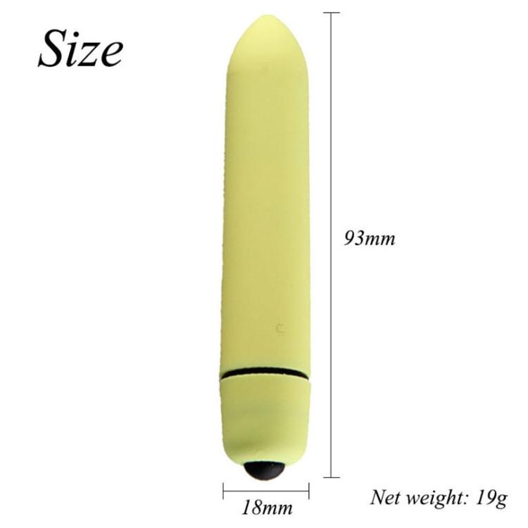 10-Mode Erotic Bullet Vibrator for Female Self-Pleasure