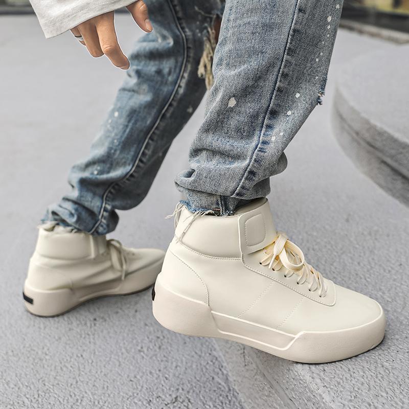 2026 New Trendy Fashion Thick Bottom Versatile Casual Niche High Top Sports Fashion Casual Board Shoes for Men