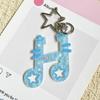 Fashion Cartoon Acrylic Keychain Sweet Musical Note Shaped Keychain DIY Bag Charms Fashion Accessories