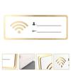 Acrylic WIFI Password Board Handwriting WIFI Signage WIFI Signs Plaques  Hotel
