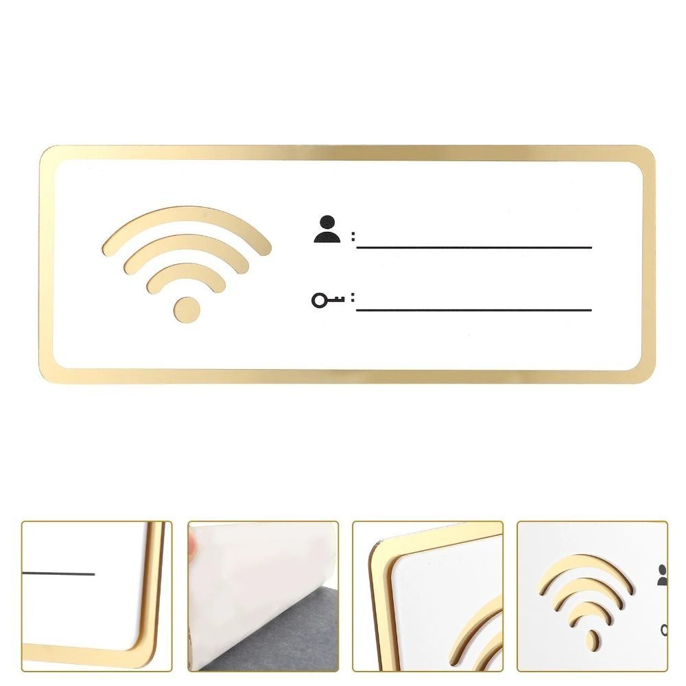 Acrylic WIFI Password Board Handwriting WIFI Signage WIFI Signs Plaques  Hotel