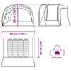 Car Tent for 4 Persons Green Waterproof