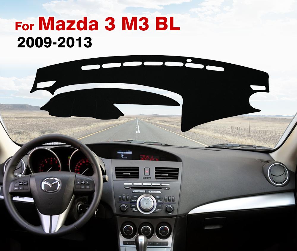 For Mazda 3 M3 BL 2009 2010 2011 2012 2013 Dash Mat Sun Shade Anti-UV Carpets Car Accessories Car Dashboard Cover