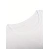 Men's Oversized T-Shirt - Plus Size Big & Tall Short Sleeve Round Neck Casual Summer Tee with Geometric Pattern, Breathable Fit for Casual Attire