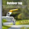 Garden Home Faucet Adapter Metal Tap 1/2'' IBC Water Tank Connector 2-Way 1-Way Irrigation Joint Replacement Fitting Ball Valve