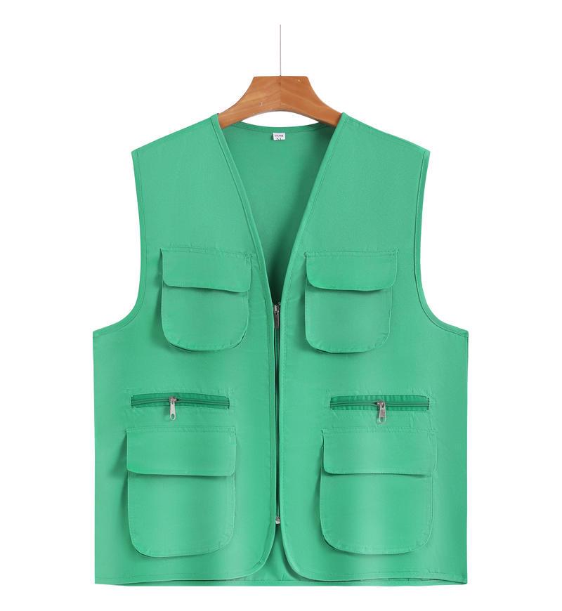 Director’s Multi-Pocket Vest: Casual Workwear for Wedding Photographers with Printed Logo