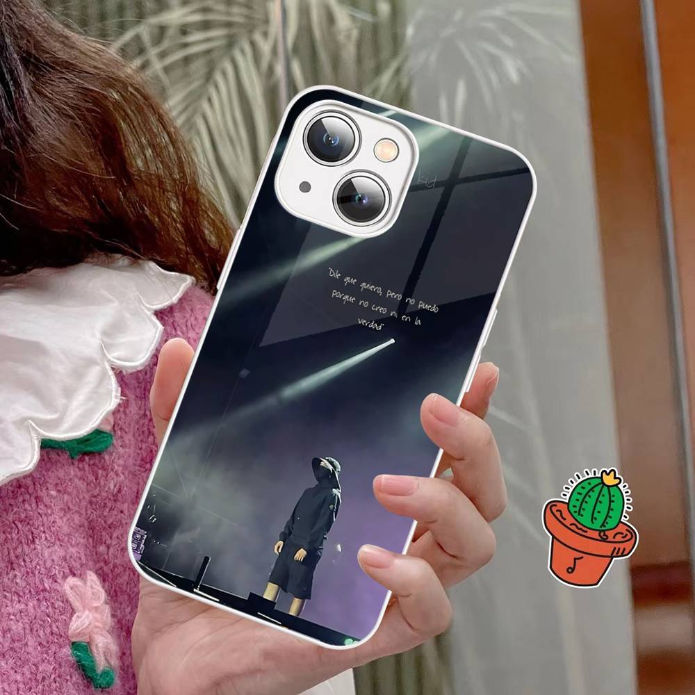 Classic Singer B-Beny J-Jr Tempered Glass For Iphone 14 13 12 11 Pro Mini XS MAX 14Plus X XS XR Fundas
