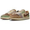 Zion Williamson X Air Jordan 1 Retro Low OG Voodoo Unisex Sneakers Brown Flax Muslin DZ7292-200