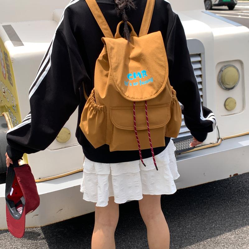 2025 Summer New Korean Version Backpack Large Capacity Waterproof Leisure Lightweight Fitness Sports Travel Small Backpack