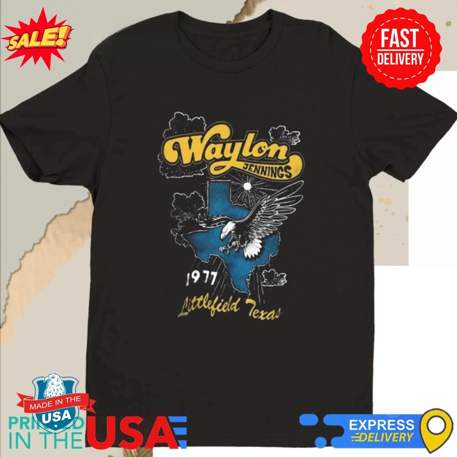Waylon Jennings Daydreamer Littlefield Texas Shirt S-5XL Unisex Full Size L