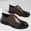British style casual commuter shoes wedding groom shoes leather shoes men's four seasons 2025