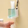 With Cup Toothbrush Holder Cute Toothpaste Organizer Cartridge  Hiking Camping Supplies