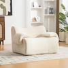 Modulares Kompressionssofa aus Chenille-Stoff, gefüllt mit 30D hochelastischem Schaumstoff. Leicht zu bewegen, rutschfeste Basis. Beige