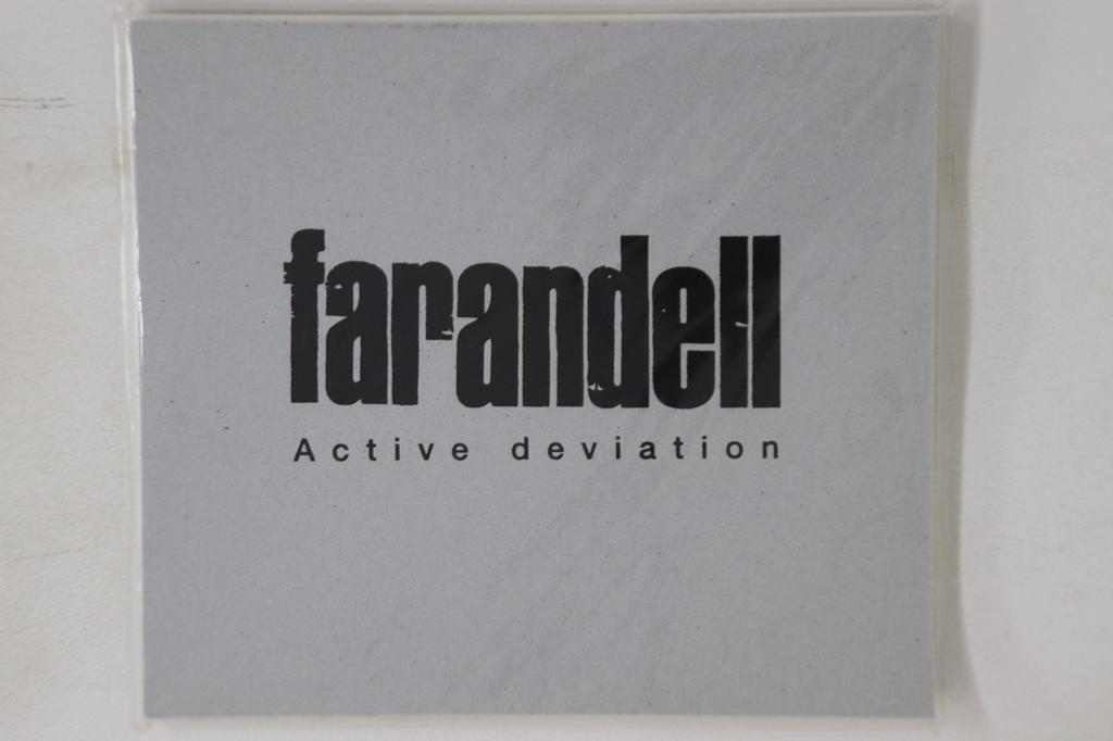 CD FARANDELL - Active Deviation SA003 FUNDAMENTALISTS 2018 Japan Japanese Pop/Rock Used
