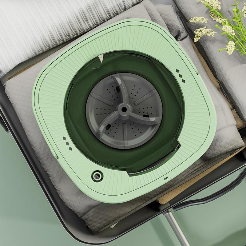 Mini mașină de spălat pliabilă lenjerie mică cu eluare prosop haine pentru bebeluși mașină de spălat spălat șosete artefact