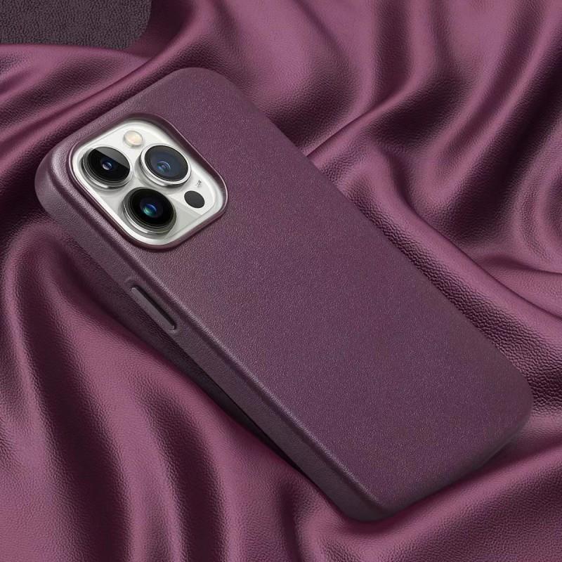 Leather MagSafe Case IPhone 17 Pro Max 16 Plus Magnetic Protective Cover