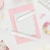5 Pcs 15cm 20cm Clear Ruler Measuring Ruler Plastic Ruler Straight Ruler Multifunctional Rulers Drawing Tool