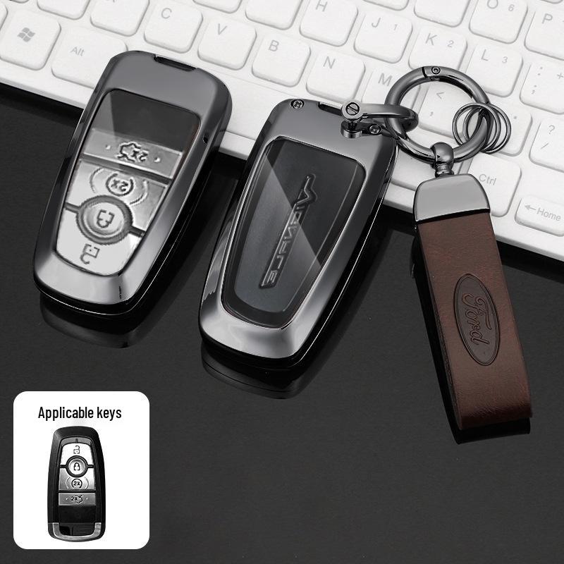Premium Metal Protective Key Case for Ford Mondeo - Unisex Design